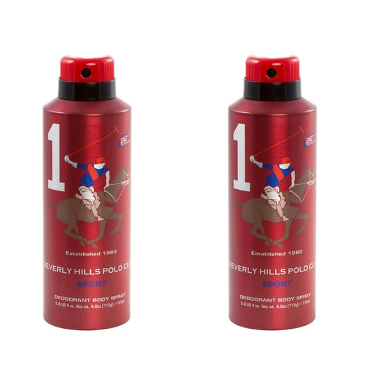 Beverly Hills Polo Club No. 1 deodorant for men pack of 2 - Deals999