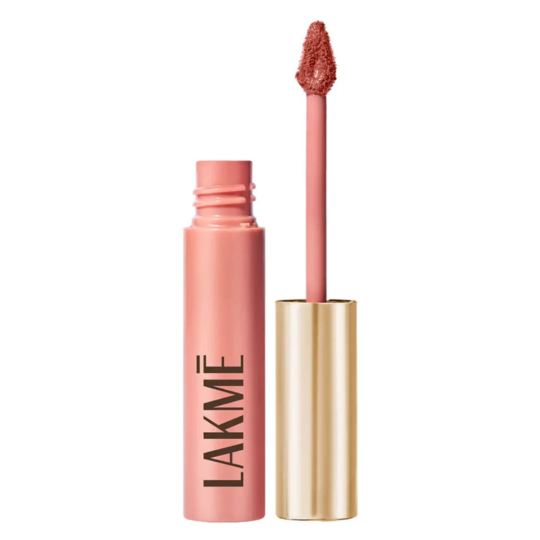 Lakme Double Duty Lip & Cheek Mousse Matte Lipstick & Soft Blush, Coffee Lite (9g)