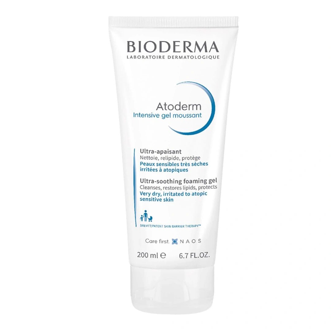 Bioderma Atoderm Intensive Face And Body Gel Wash For Infants, Babies,Teens And Adults, 200ml - Deals999