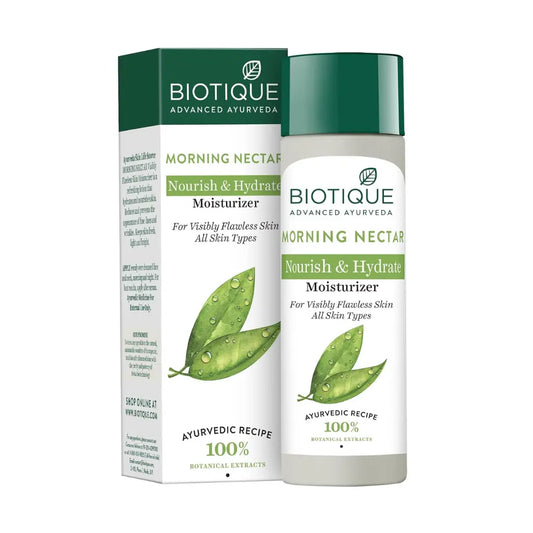 Biotique Bio Morning Nectar Visibly Flawless Skin Moisturizer, 120ml