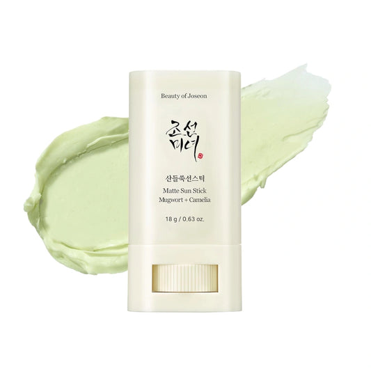 Beauty of Joseon] Matte Sun Stick: Mugwort + Camellia  – SPF 50 PA++++, Korean Sunscreen Stick (18g)