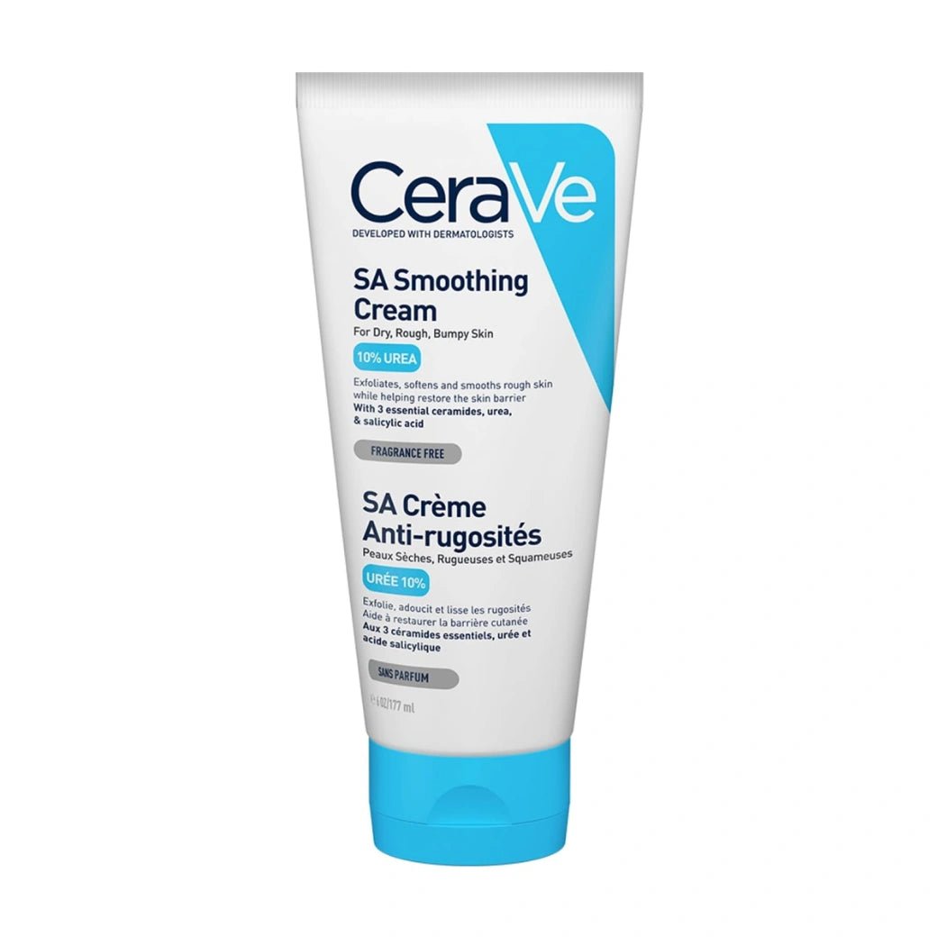 CeraVe CeraVe SA Smoothing Cream | Exfoliating and Skin Smoothing Cream for Rough, Dry & Bumpy Skin with Salicylic Acid & Ceramides | Dermatologist Recommended, 177ml - Deals999