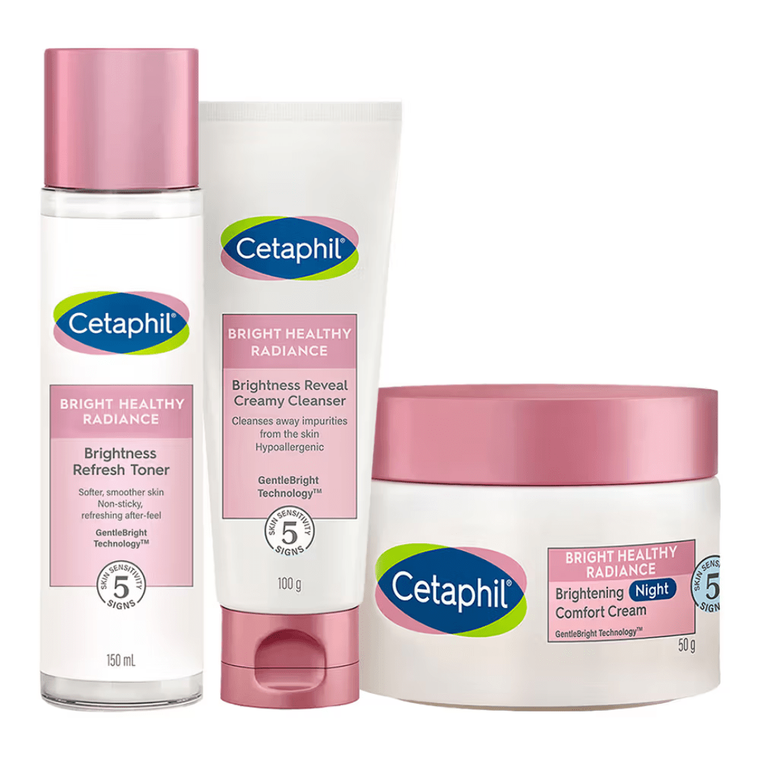 Cetaphil Bright Healthy Radiance Night Care Regime (3 pieces) - Deals999