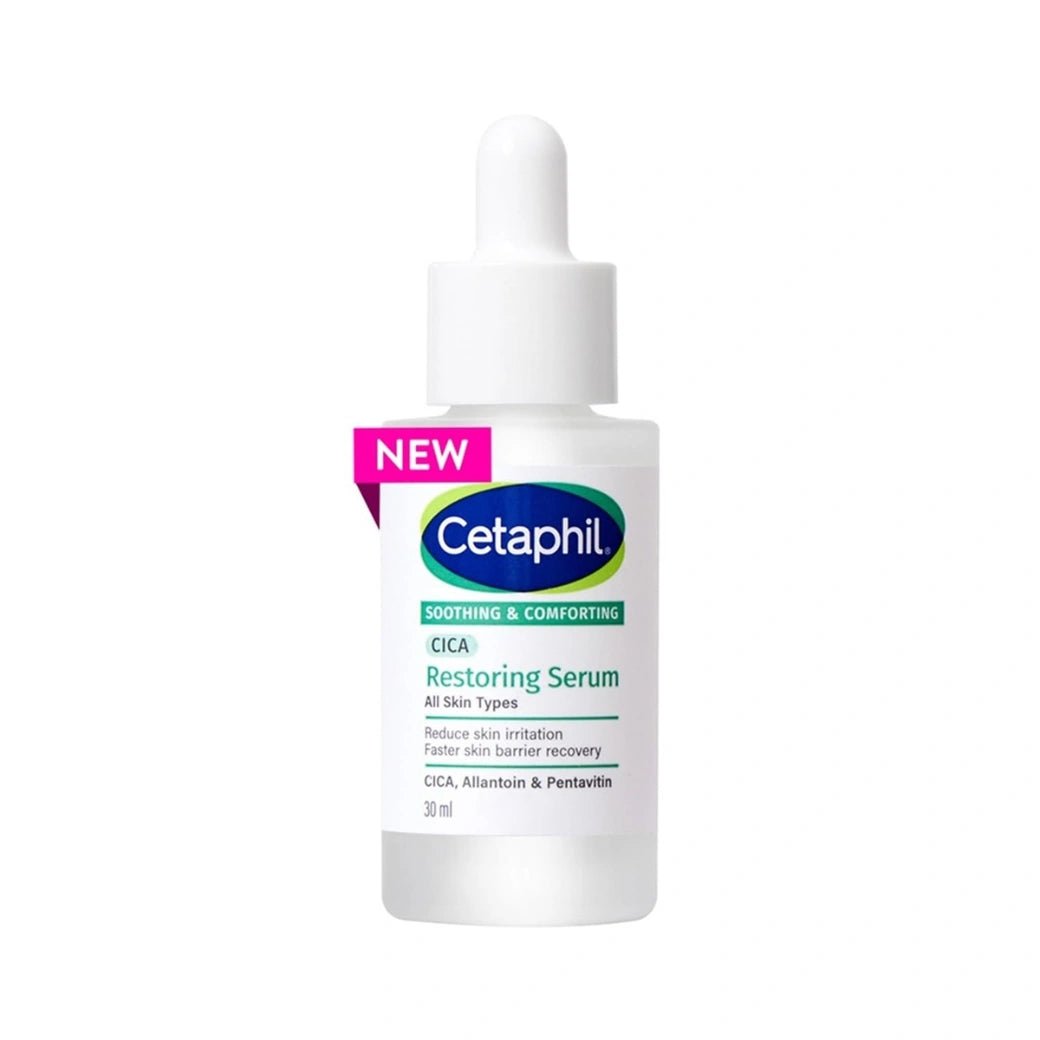 Cetaphil CICA Restoring Serum 30ml | 75% Faster Skin Barrier Recovery in 3 Days | Soothes Sensitive Skin | Improves Tone & Dullness | Fragrance-Free & Hypoallergenic - Deals999