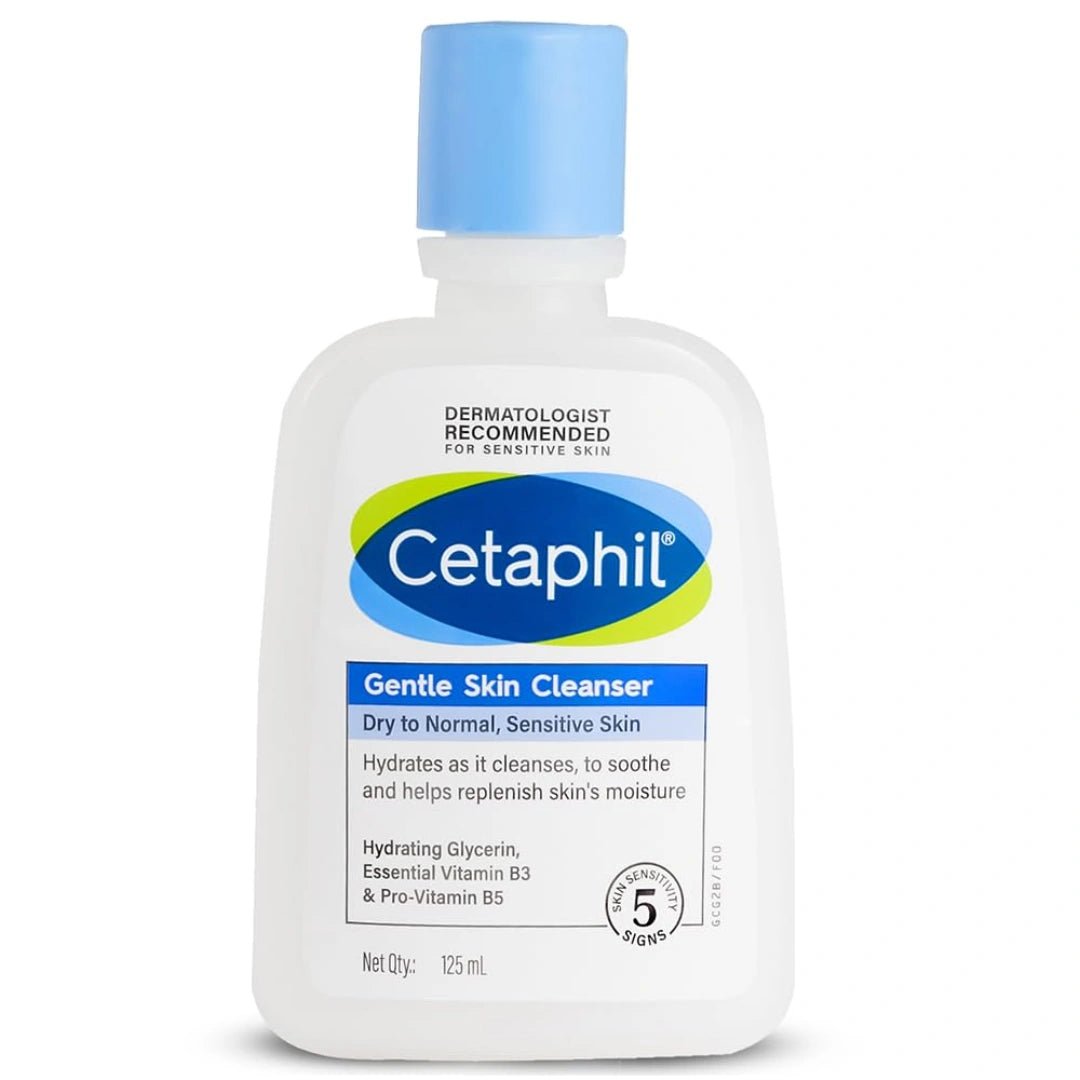 Cetaphil Gentle Skin Cleanser 125 Ml & Moisturising Cream 80Gm - Deals999