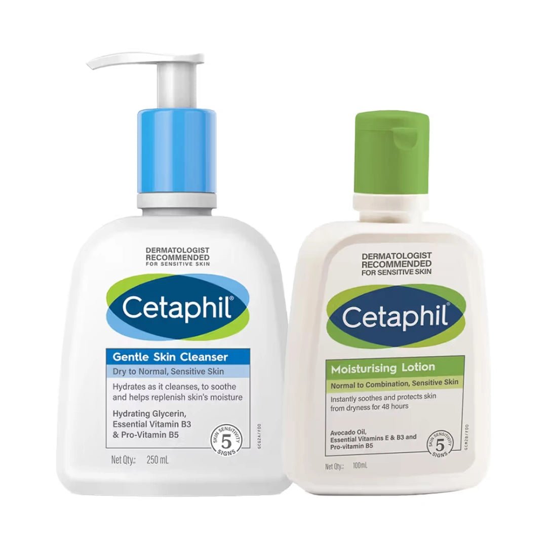Cetaphil Sensitive Skin Essentials Pack Combo (2pcs) - Deals999