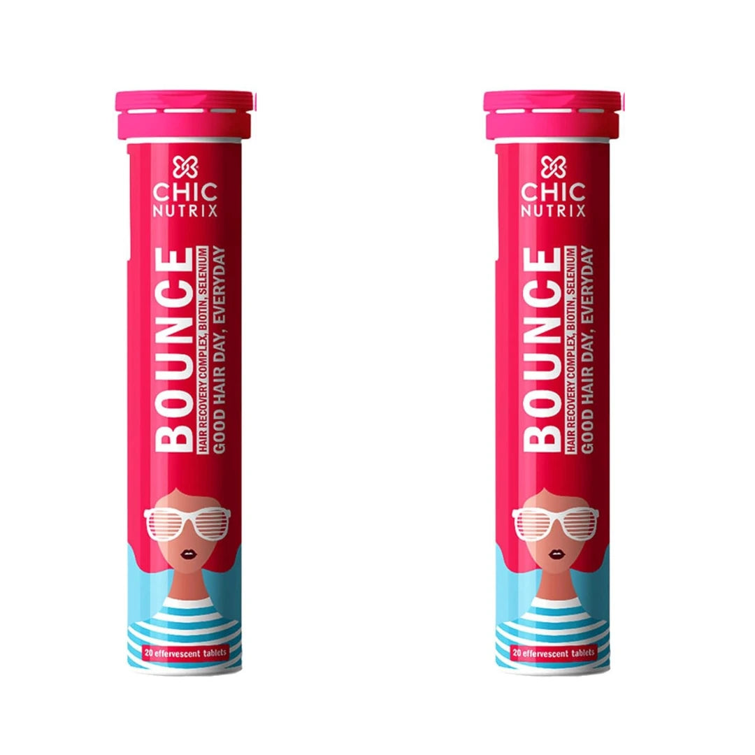 CHICNUTRIX Bounce|20 Raspberry Flavoured Effervescent Tablet 100 grams (pack of 2)