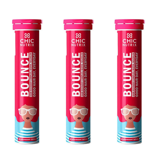 CHICNUTRIX Bounce|20 Raspberry Flavoured Effervescent Tablet 100 grams (pack of 3)