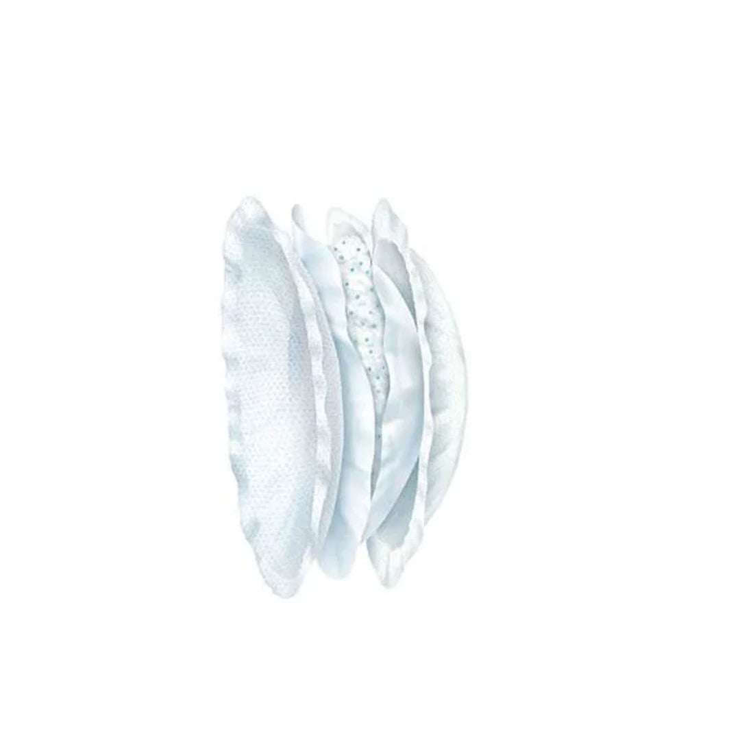 Chicco Anti-Bacterial Nursing Breast Pads, Ultra Thin & Breathable With Super Absorbent Technology, Dermatologically Tested (30 Pieces)