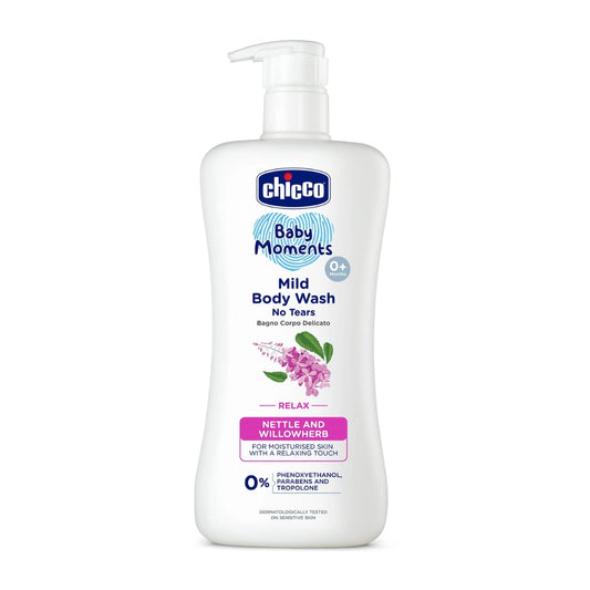 Chicco Baby Moments Mild Body Wash Relax, Mild formula for Baby’s Body & Face Wash (500ml)