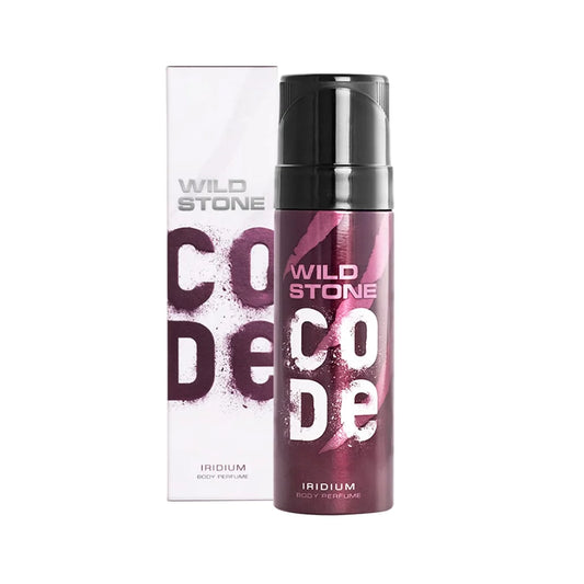 Wild Stone CODE Iridium Body Perfume for Men, 120ml | No Gas Deodorant |