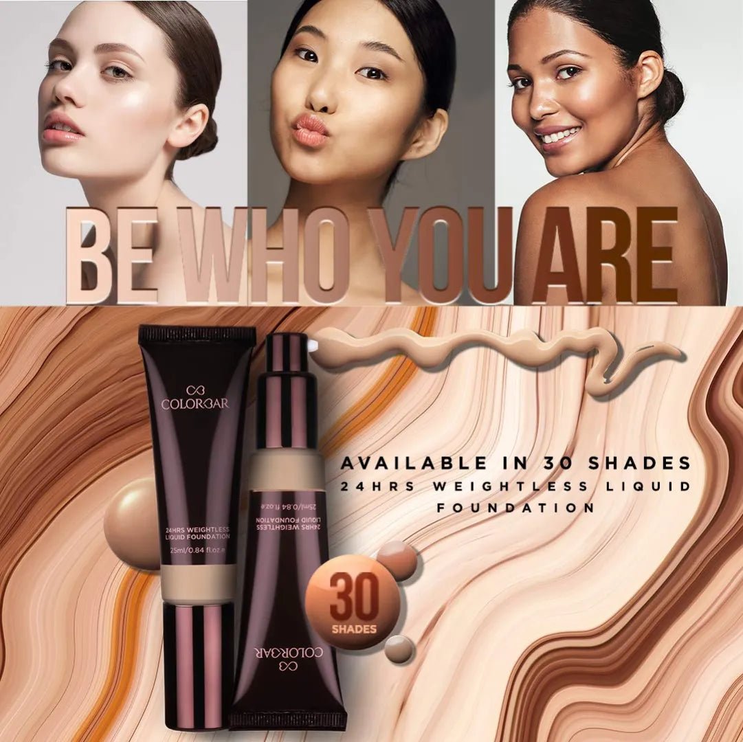 Colorbar 24Hrs Weightless Liquid Foundation Fw - 3.3 | Lightweight & Oil - Free | Satin & Natural Finish (25ml) - Deals999