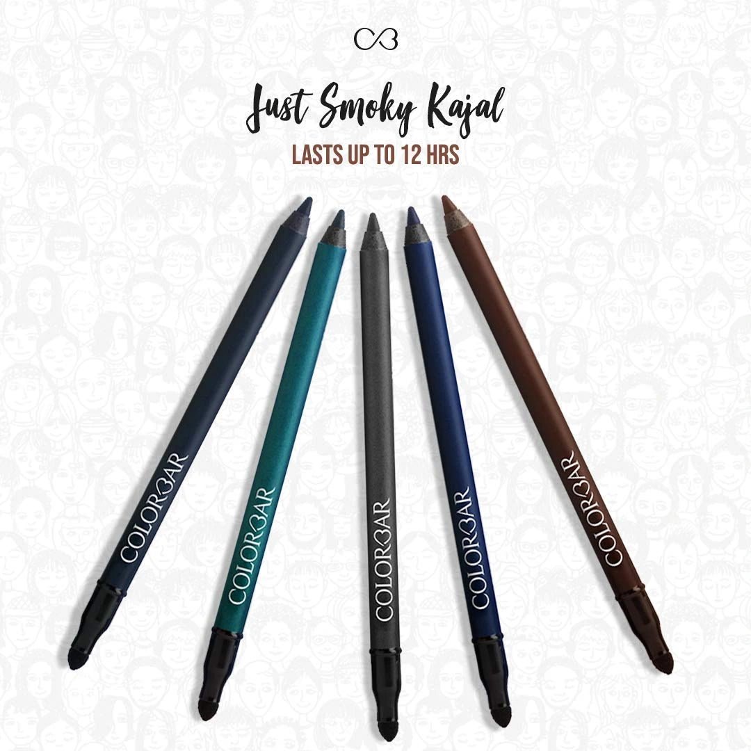 Colorbar Just Smoky Matte Pencil Kajal, Just Marsala, 1.2g,Black - Deals999
