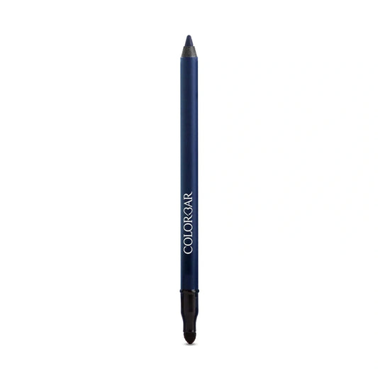 Colorbar Just Smoky Kajal Just Electra (Blue), 1.2g Matte Finish | 3 in 1 Kajal, eyeliner & eyeshadow | Lasts upto 12 hours | Soft & Velvety Texture | Waterproof & Smudgeproof, Pencil
