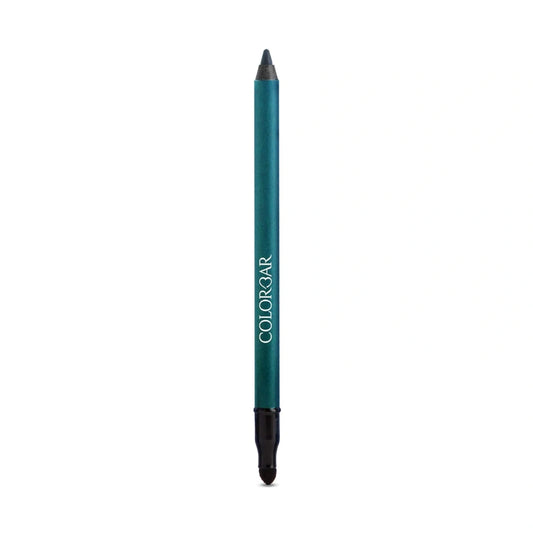 Colorbar Just Smoky Kajal, Just Teal, 1.2g | Waterproof and non-transfer | Lasts upto 12 hours | Paraben Free