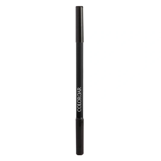 Colorbar Just Smoky Kajal, Just Black 001, 1.2g | Waterproof & Smudge proof | Soft & Velvety texture | Long lasting Kajal