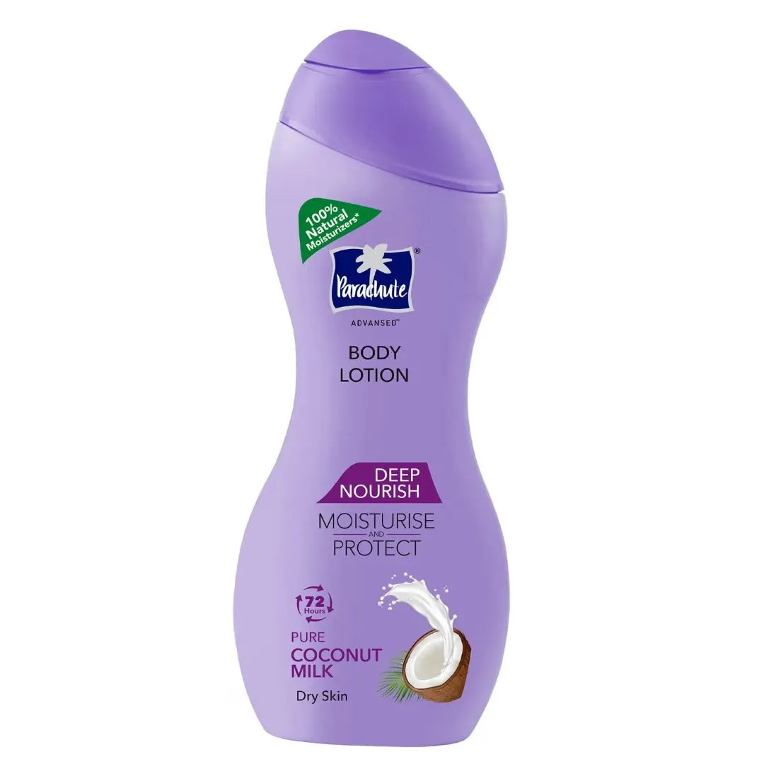 Parachute Advansed Deep Nourish Body Lotion For Women & Men - 100% Natural, 72h Moisturisation (250ml)