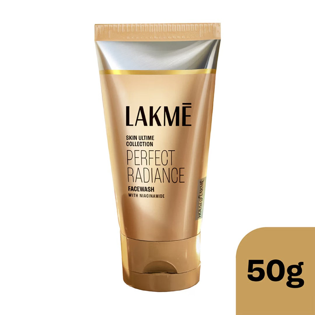 Lakme Absolute Perfect Radiance Intense Brightening Facewash with Vitamin B3 & Glycerin (50gm)