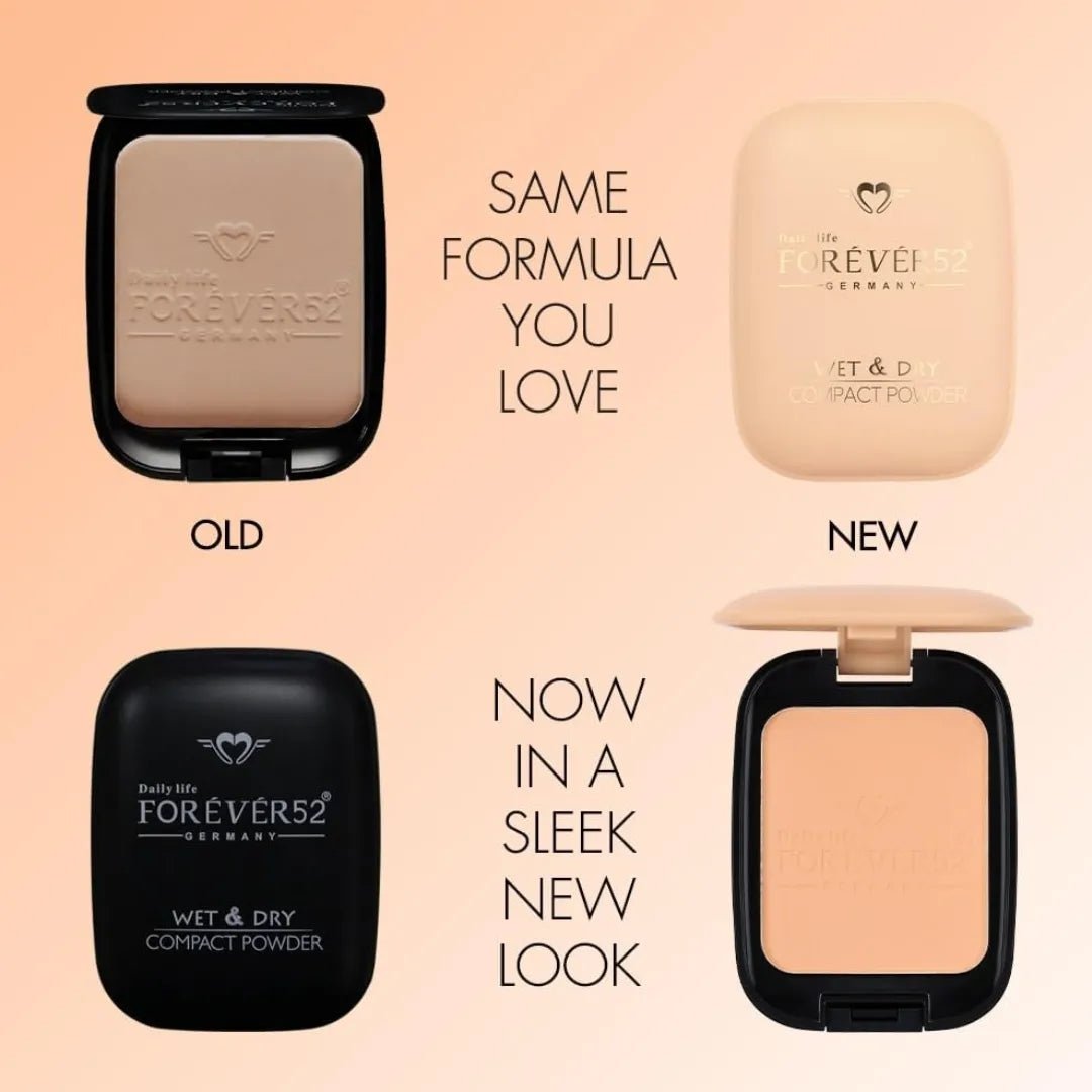 Daily Life Forever52 Dual Wet and Dry Compact + Makeup Setting Powder (Natural - 003, 12g) | Matte Finish | Lightweight | Long Lasting | Enriched With Vitamin E | Vegan - Deals999