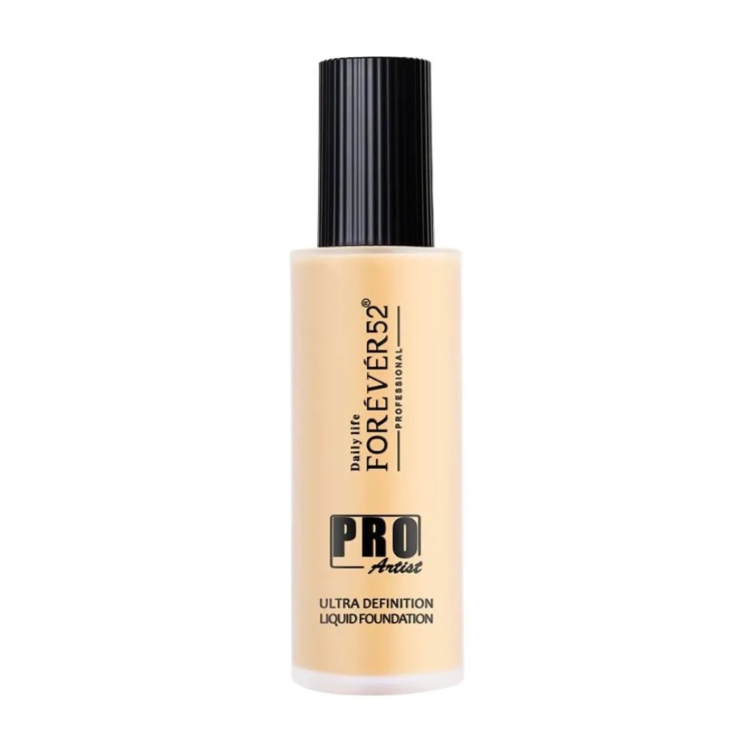 Daily Life Forever52 Pro Artist Ultra Definition Liquid Foundation - 60Ml(Custard - 02, Fair Skin Tone) Matte & Poreless Long - Lasting Full Coverage Foundation For Women - Deals999