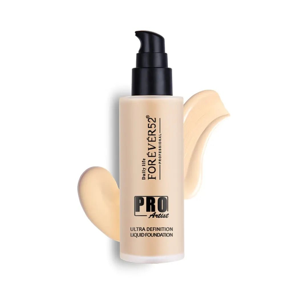Daily Life Forever52 Pro Artist Ultra Definition Liquid Foundation - 60Ml(Custard - 02, Fair Skin Tone) Matte & Poreless Long - Lasting Full Coverage Foundation For Women - Deals999
