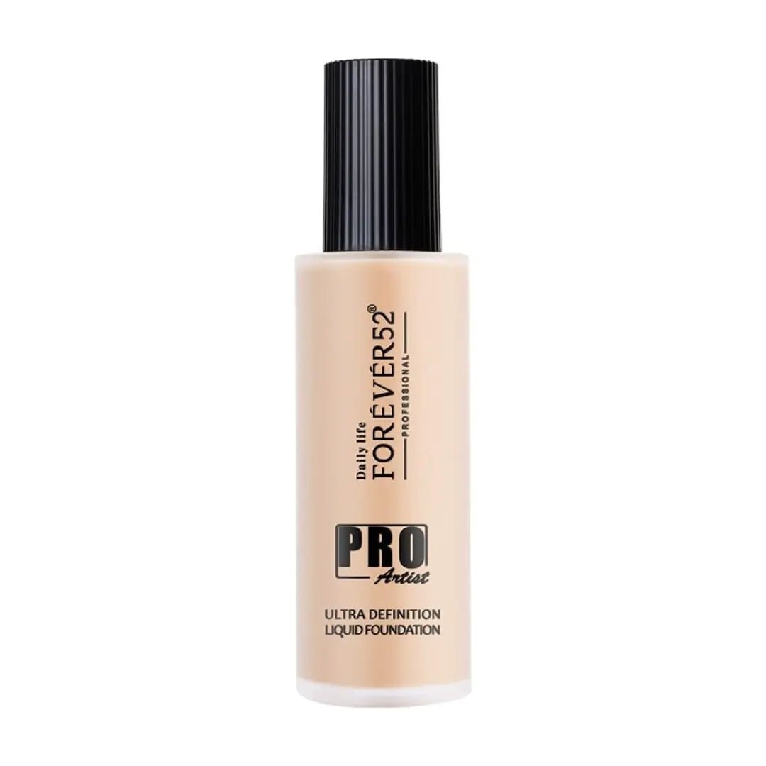 Daily Life Forever52 Pro Artist Ultra Definition Liquid Foundation - 60Ml(Custard - 02, Fair Skin Tone) Matte & Poreless Long - Lasting Full Coverage Foundation For Women - Deals999