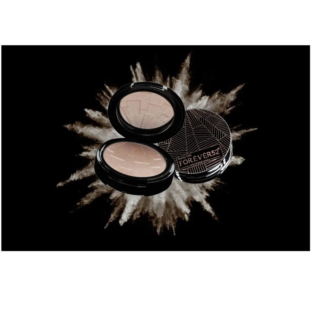 Daily Life Forever52 Professional Illuminator Ultra Smooth Shine Waterproof Face Highlighter Easy - To - Blend Shimmery Powder for Perfect Face Makeup (Snow - flake) ILU001 - Deals999