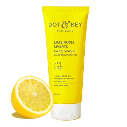 DOT & KEY Lime Rush Sports Face Wash (100ml) - Deals999