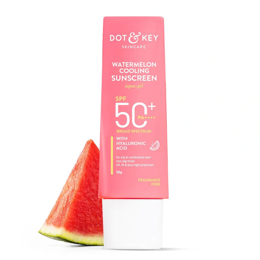 Dot & Key Watermelon Cooling Sunscreen SPF 50+ PA++++ | With Hyaluronic Acid 50g
