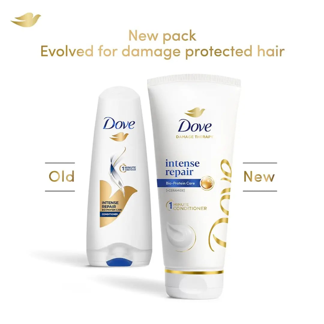 Dove Intense Repair Conditioner 175 ml|| With Keratin Actives to Smoothen Dry and Frizzy Hair - Deep Conditions Damaged Hair for Men & Women