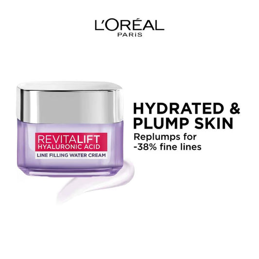 L'Oreal Paris Hyaluronic Acid Line Filling Water Cream 