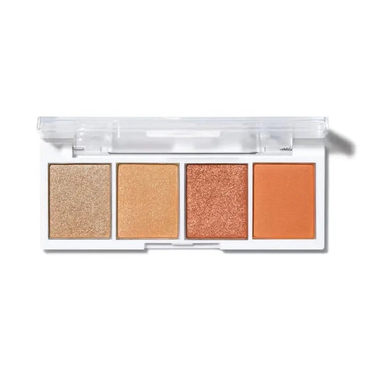 e.l.f. Cosmetics Bite-Size Eyeshadow, 4 Ultra-Pigmented Matte & Shimmer Shades, Creamy & Blendable Powder Formulas, Orange Dreamsicle - Deals999