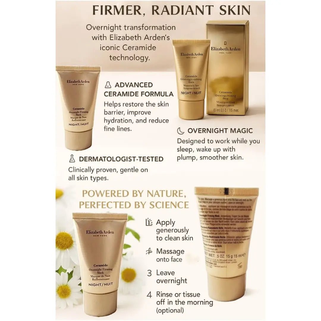 Elizabeth Arden Ceramide Overnight Firming Mask, 15ml - Deals999