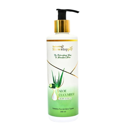 Enchanting Showstopper Aloe & Cucumber Body Lotion for Deep Hydration & Moisturization | Lightweight Daily Moisturizing Lotion for Soft & Smooth. - Deals999