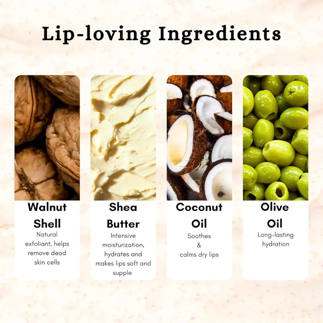 Enchanting Showstopper Choco - Smile Lip Scrub with Real Cocoa for Dry & Chapped Lips | Natural Exfoliating & Nourishing Lip Scrub for Soft, Smooth... - Deals999