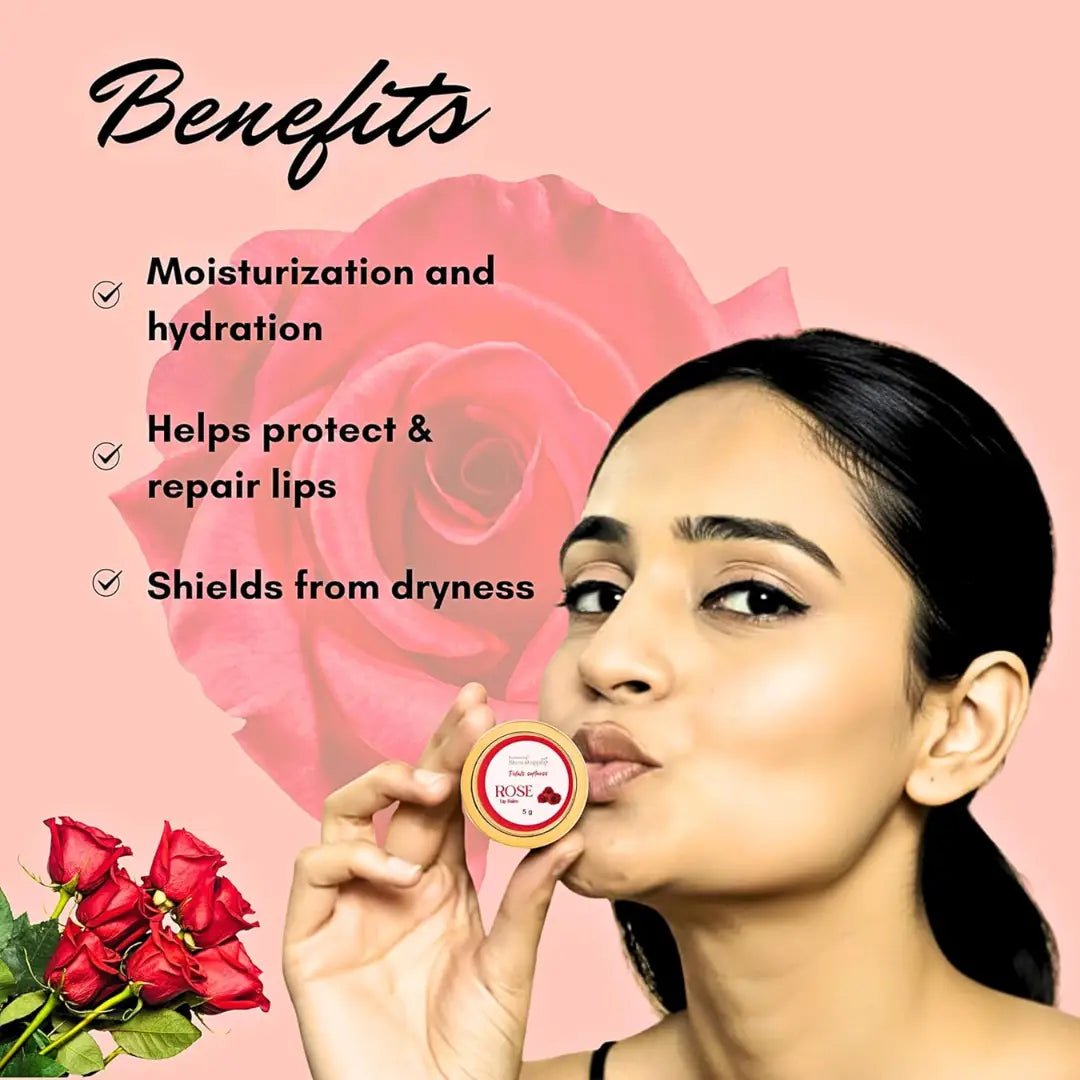 Enchanting Showstopper Rose Lip Balm for Dry & Chapped Lips | Natural Hydrating Lip Care for Soft, Smooth & Nourished Lips | Moisturizing Daily Lip... - Deals999