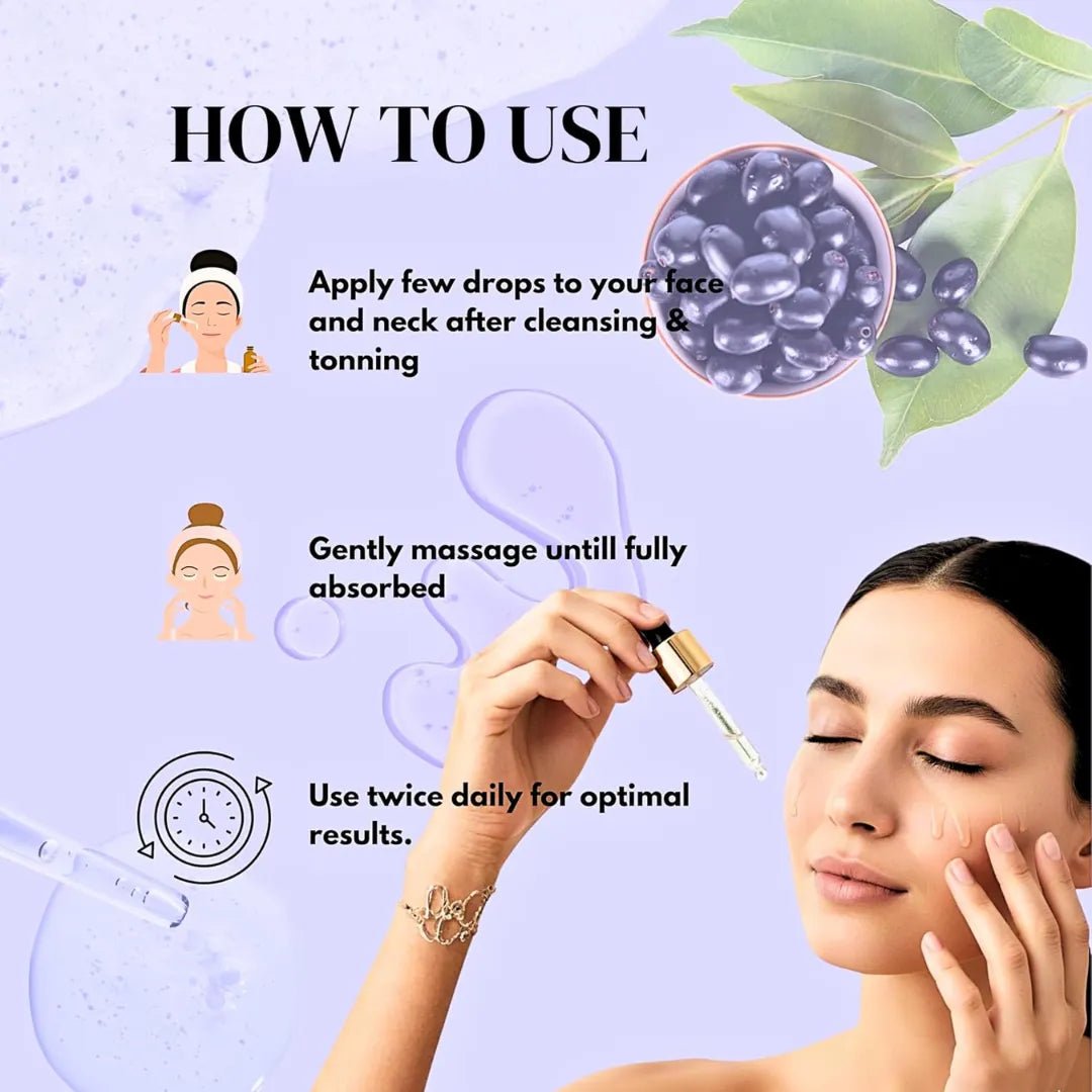 Enchanting Showstopper Vitamin B3 (Niacinamide) Face Serum with Jamun Extract for Pore Minimizing, Oil Control & Blemish - Free Radiant Skin | Lightweight... - Deals999