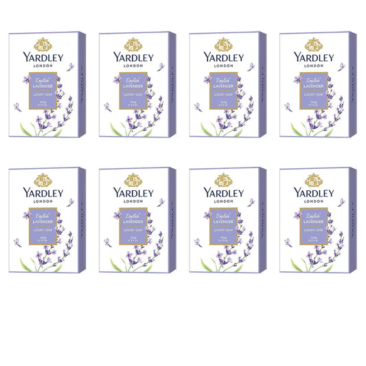 YARDLEY English Lavender Soap 100g*8 Pcs (8 x 100 g)