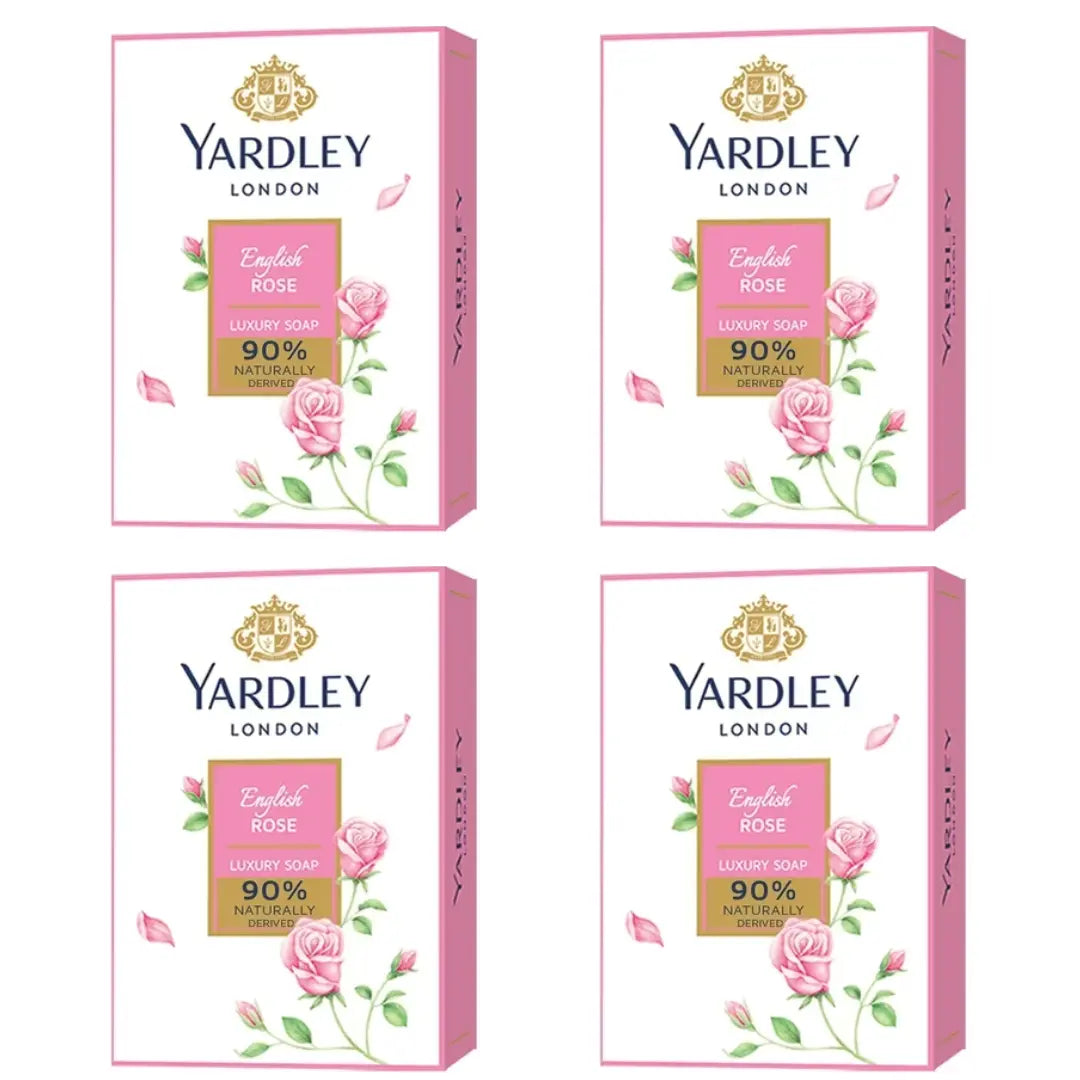 YARDLEY English Rose Soap 100g *4Pcs (4 x 100 g)