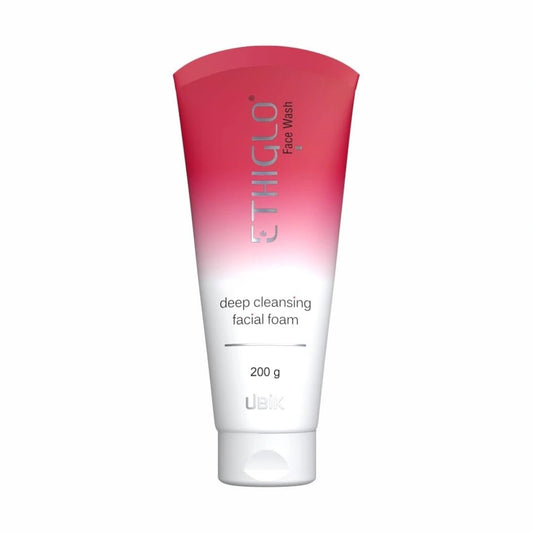 Ethiglo Deep Cleansing Facial Foam Face Wash Suitable for All Skin Types | Pack of 1 (200ml) - Deals999