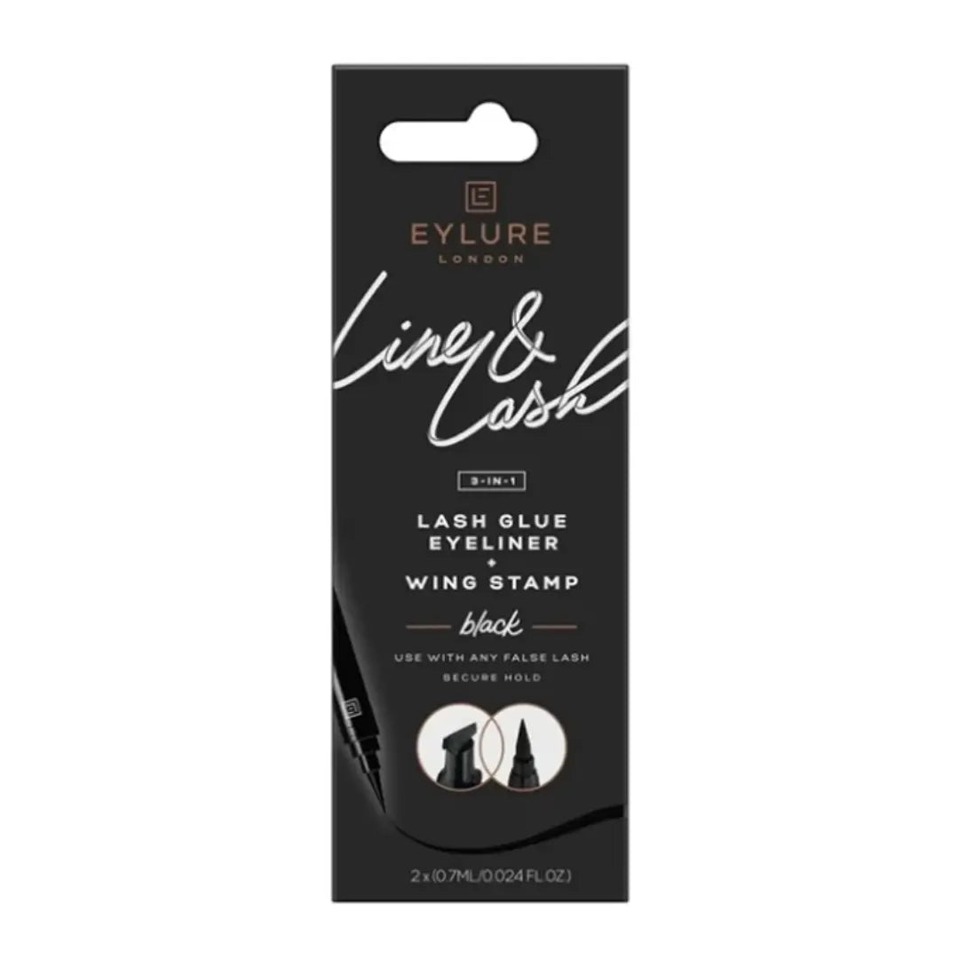 Eylure Line & Lash 3-in-1 Lash Glue, Eyeliner and Wing Stamp - Deals999