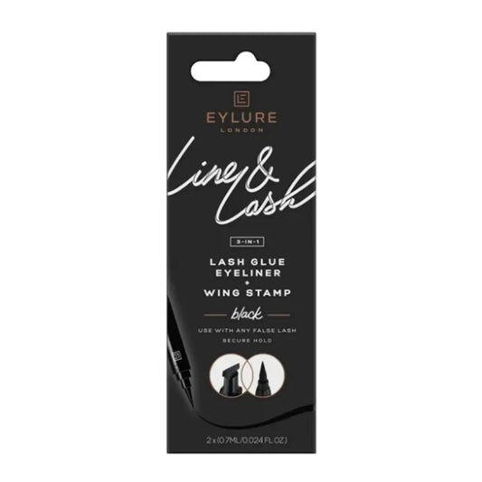 Eylure Line & Lash 3-in-1 Lash Glue, Eyeliner and Wing Stamp - Deals999