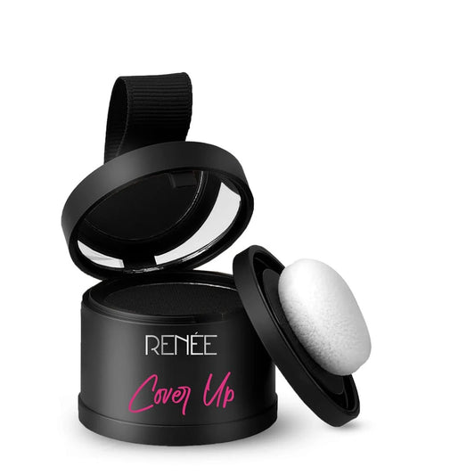 RENEE Cover-Up Hair Powder | Covers Grey Roots & Bald Spots Instantly | Highly Pigmented, Fuller & Denser Look | Long-Lasting | Matte Finish | Fine Powder | Flawless Application | 4gm