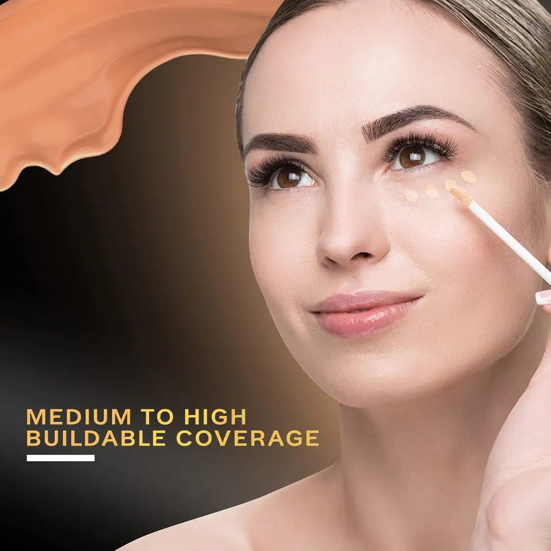 FACESCANADA Ultime Pro HD Liquid Full Coverage All Skin Type Conceal| Natural Matte Finish | 12HR Long Stay | Blemishes | Blends Easily | Orange & Vitamin C Enriched