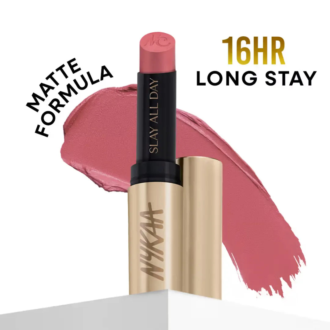 Nykaa Matte to Last No Transfer Long Lasting Lipstick mumtaj