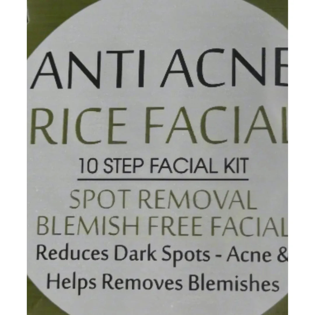 pakdee ANTI ACNE RICE FACIAL KIT (10 STEP)