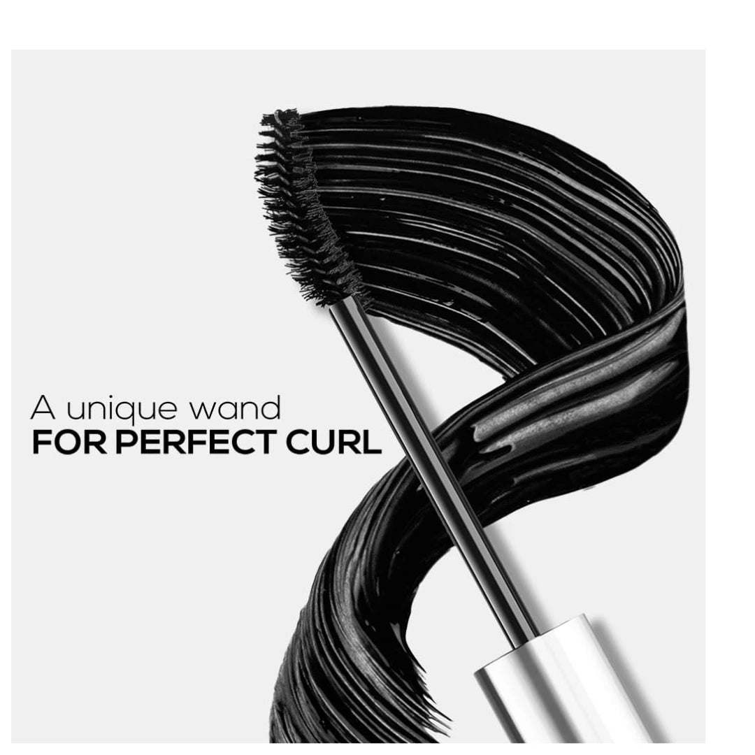 RENEE Midnight Mascara with Unique 360-Degree Wand | Darkest Black | Clump-Free | Long-Lasting Formula | Volumizes | Lengthens | Nourishes | Infused with Vitamin E | 8ml
