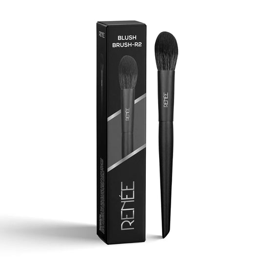RENEE Makeup Blush Brush R2 l Soft, Dense Bristles for Flawless Look | Quick Use, Even Coverage & Smooth Finish | Easy Application, Travel-Friendly | Ideal for All Skin Types