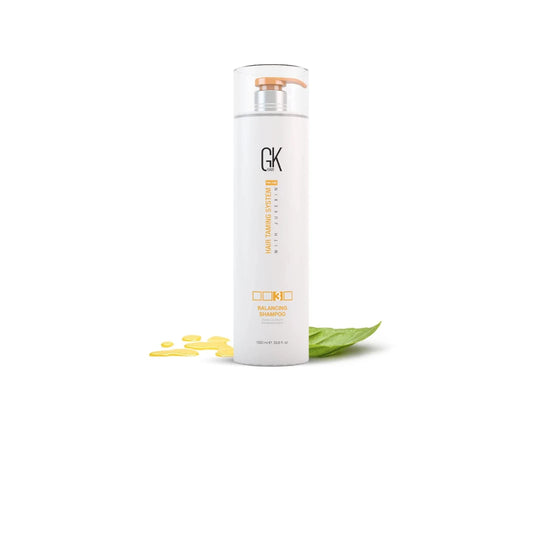 GK Hair Global Keratin Balancing Shampoo 1000ml For Oily Hair And Scalp Restores Scalp pH Level - Sulfate And Paraben Free