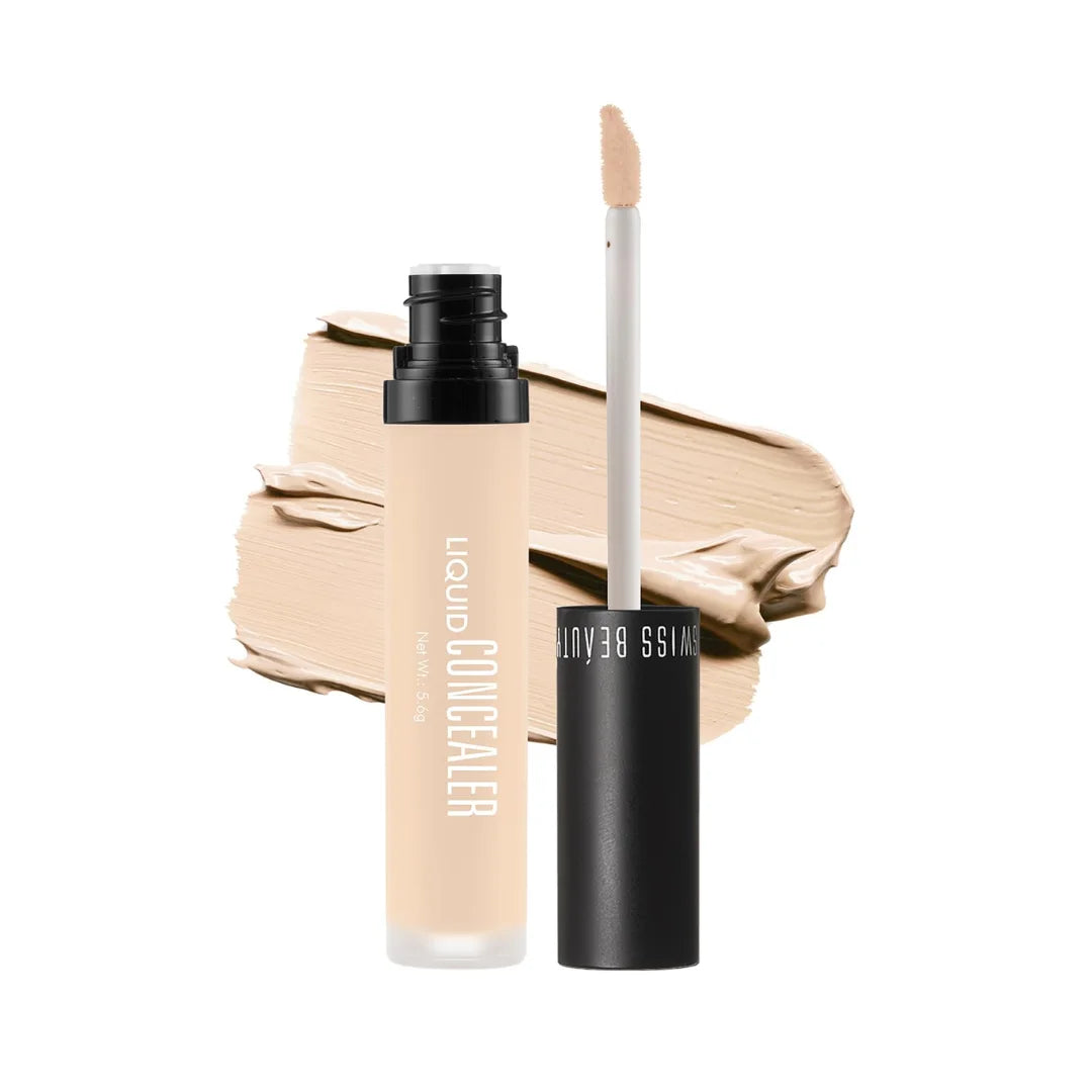 Swiss Beauty Liquid Light Weight Concealer With Full Coverage |Easily Blendable Concealer For Face Makeup With Matte Finish |